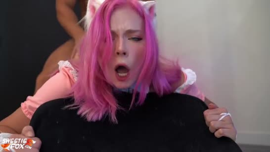 Подруга вебкамщица показала челу новый косплей прикид 7