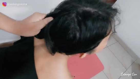 Девочка в обтягивающем платье позирует чуваку и снимает секс 5